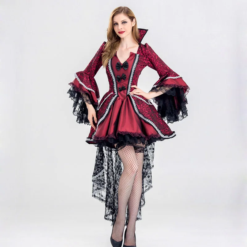 Женское платье в стиле эпохи Возрождения|witch halloween costume|halloween costumegothic vampire dress |