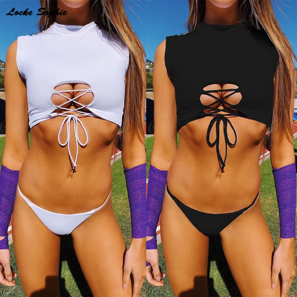 Комплект из 2 предметов Женская сексуальные вершины и шорты 2020 летняя хлопковая