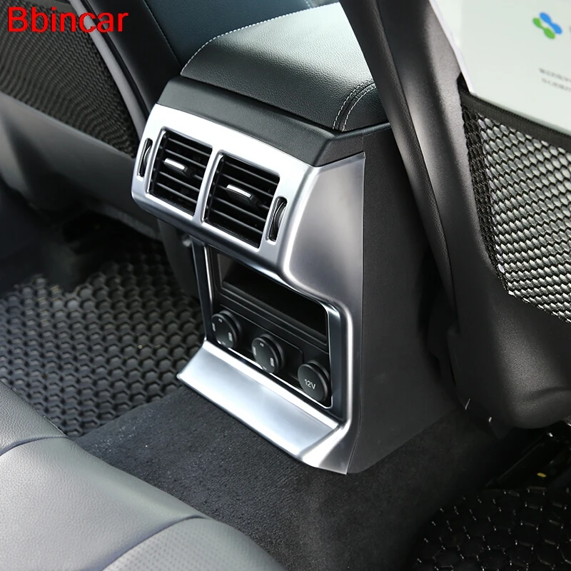 

Bbincar 1 шт. ABS хромированный подлокотник задний кондиционер вентиляционная крышка отделка для Jaguar F-Pace X761 2016 2017