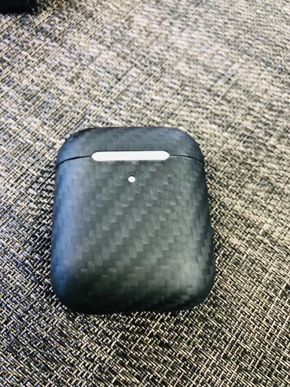 Чехол из настоящего углеродного волокна для Apple AirPods 2 роскошный тонкий светильник защитный чехол из углеродного волокна для наушников для AirPods 2 аксессуары