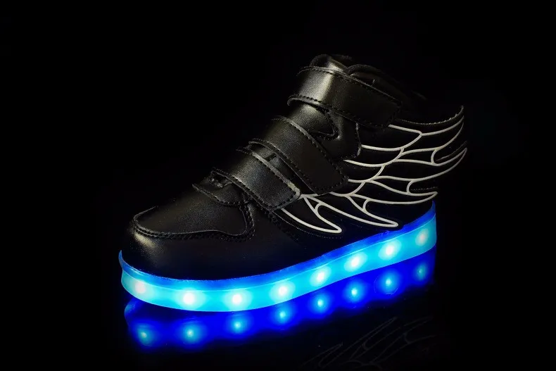 Детская обувь; Chaussures Led Enfants; Зарядка через usb; детская обувь; светильник; Детские светящиеся кроссовки; обувь для девочек и мальчиков; 25-37