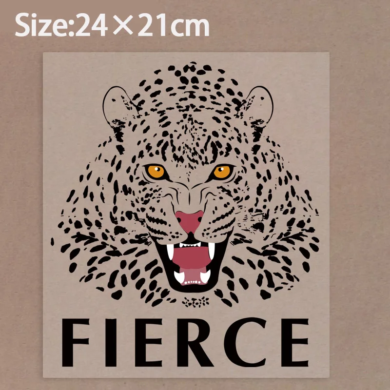 Термотрансферные нашивки с леопардовым принтом на одежду | Дом и сад