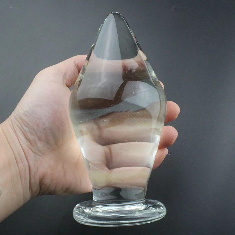 Очень большая стеклянная Анальная пробка диаметром 80 мм (3 15 дюйма) настоящие