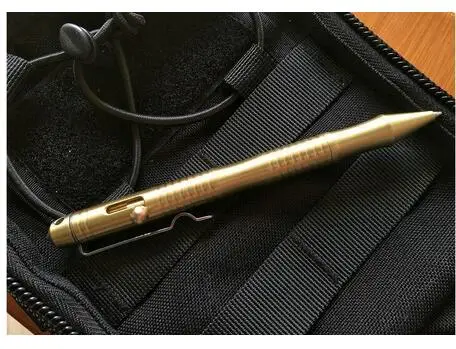 EDCGear латунь или titaniumSurvival тактический инструмент ручка для самообороны