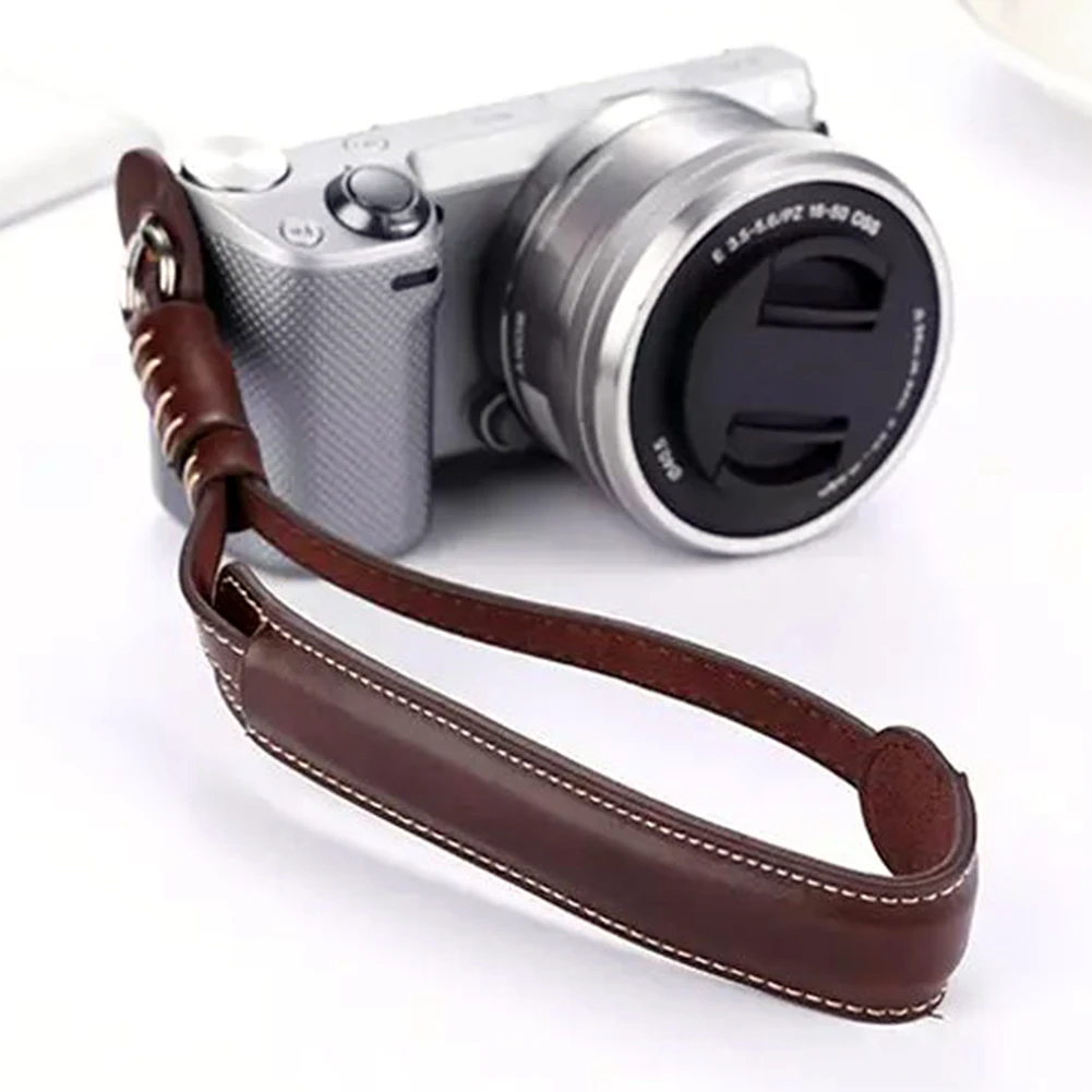 1 шт из искусственной кожи Камера ремешок на запястье ручка для Sony A6000 A7R A5100 NEX 5R 3