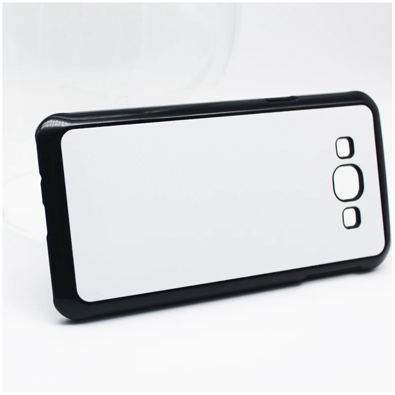 Для SAM A8 Blank 2D PC сублимационные Чехлы для телефона DIY теплопередающие черные белые
