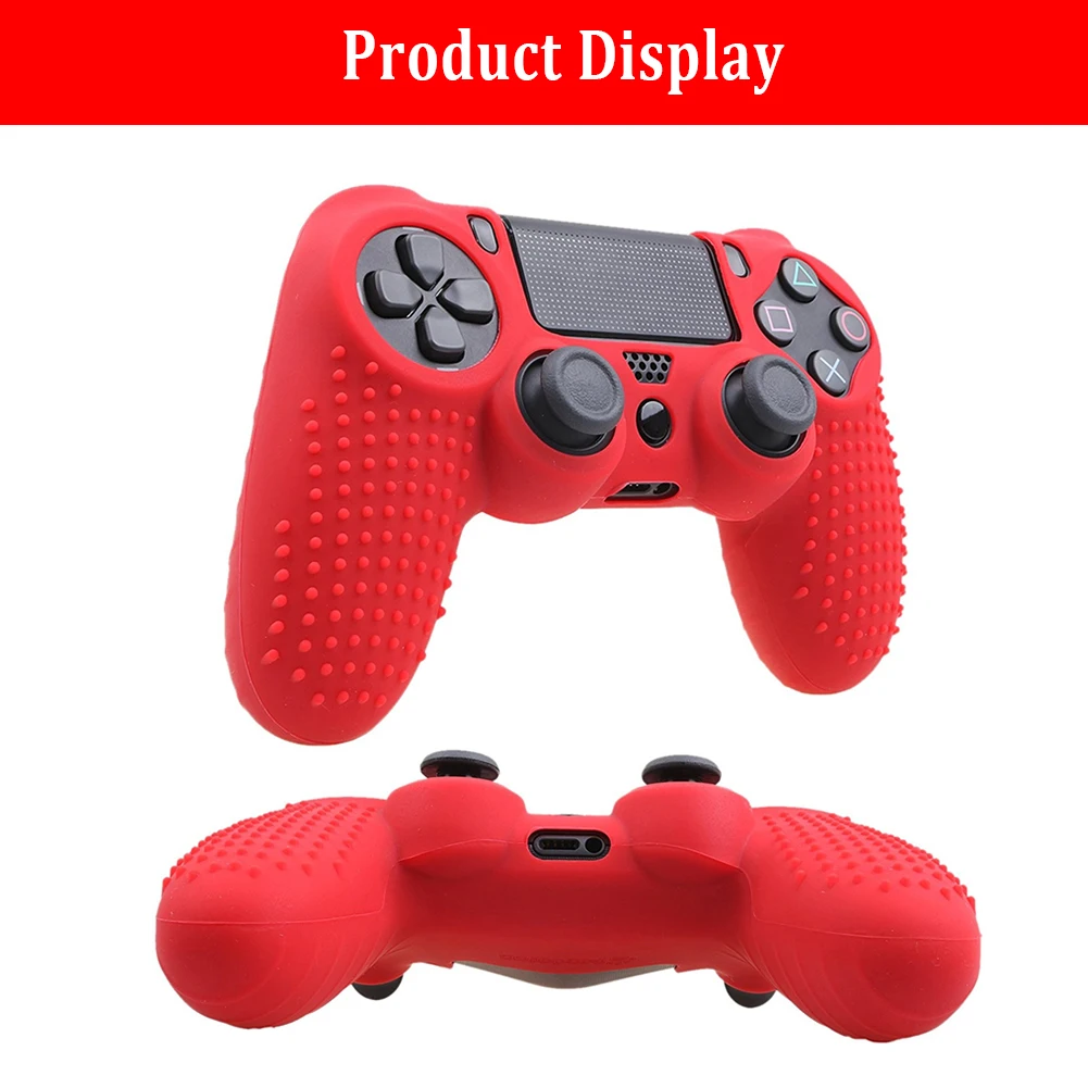 Мягкий силиконовый резиновый чехол для контроллера Sony PS4 противоскользящий