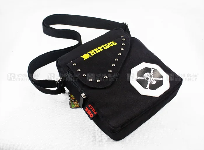 one piece anime canvas black shoulder bag messager casual fashion new | Багаж и сумки