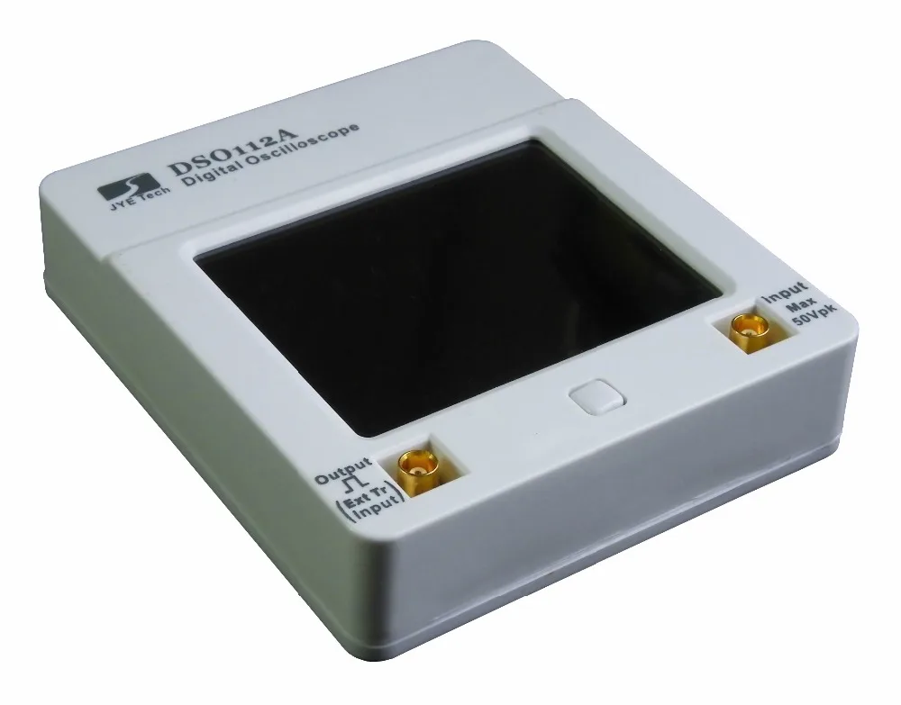 JYETech оригинальный DSO 112A Карманный usb осциллограф с двумя зажимными зондами и
