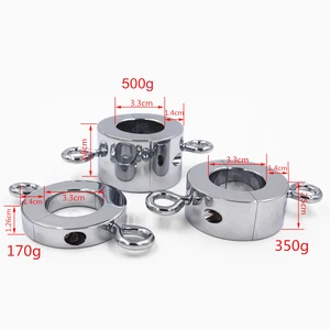 Металлическое кольцо-подвеска для мошонки, 3 размера, для начинающих, Прямая поставка