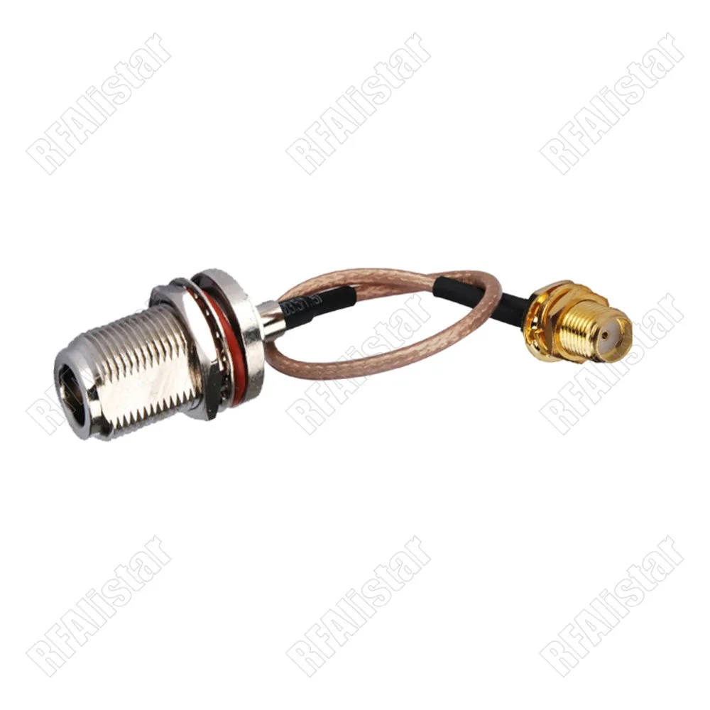 Разъем Jack N Bulkhead уплотнительное кольцо SMA для женщин RF отрезок коаксиального