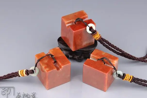 

Shoushan камень печать Hou резьба глава каллиграфия и живопись практика глава материал 3x3x3 см 10 шт