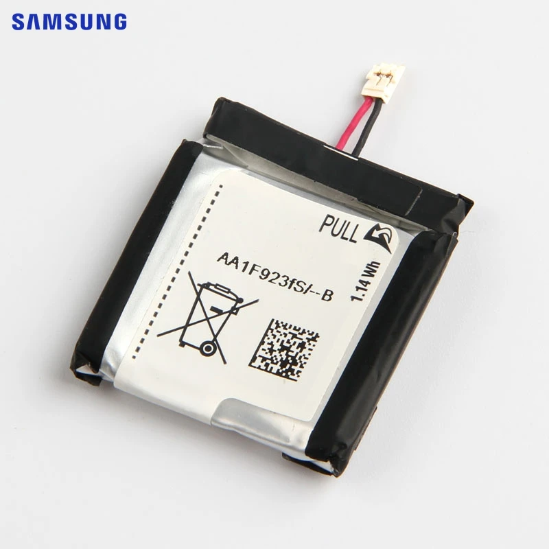 Samsung сменный аккумулятор для samsung gear S SM-R750 R750 Смарт-часы Аутентичные батареи 300 мАч