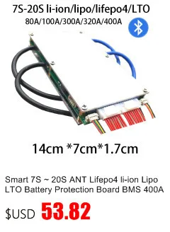 1.2A баланс литий-ионный Lipo Lifepo4 LTO литиевая батарея активный эквалайзер балансир передача энергии BMS 3S 4S 6S 7S 10S 12S 13S 16S