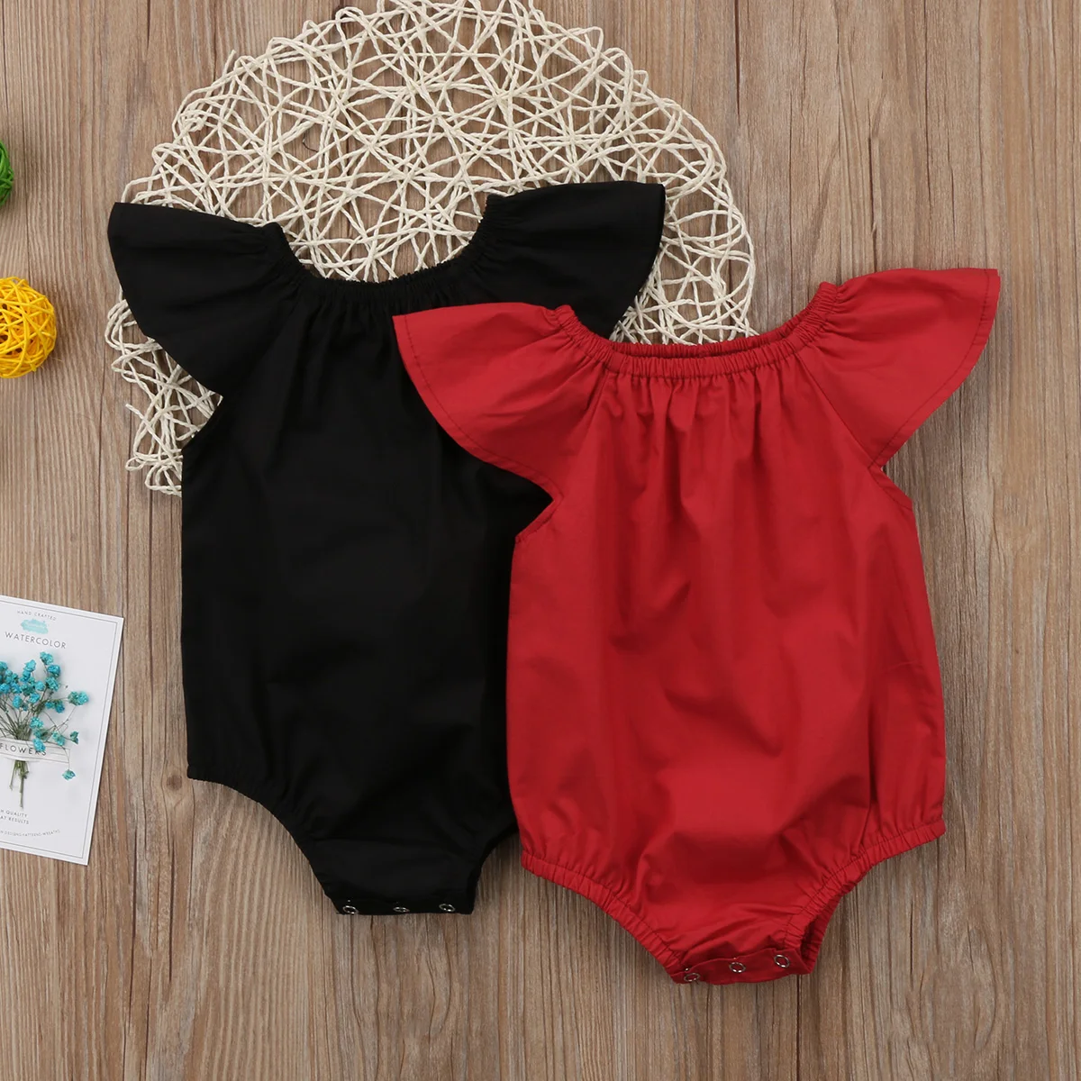 2018 комбинезон с рюшами и короткими рукавами для новорожденных девочек боди