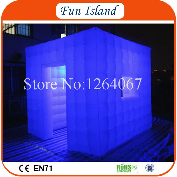 Бесплатная доставка 3х3м кубическая трубка Светодиодная надувная фотокамера