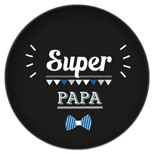 PA015 ZDYING 12/16/18/20/25 мм круглый стеклянный кабошон французский супер Papa и I Love изображения Стекло купол подходит Камея База ювелирный Компоненты - Цвет: PA015