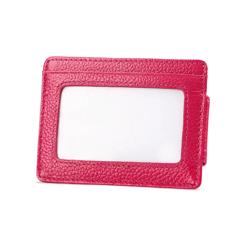 Высококачественный дизайнерский кошелек с зажимами для денег из натуральной