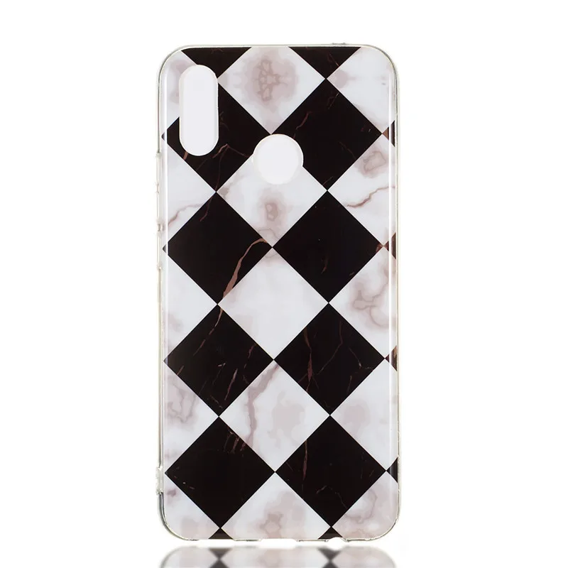 Nova 3i Soft TPU Case on For Coque Huawei P Smart Plus Silicone Marble Cover Phone Cases Capa |