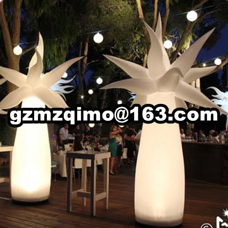 

Party decoration LED light Inflatable tree LED lighting Inflatable bamboo shoot decorative Inflatable pillar flower