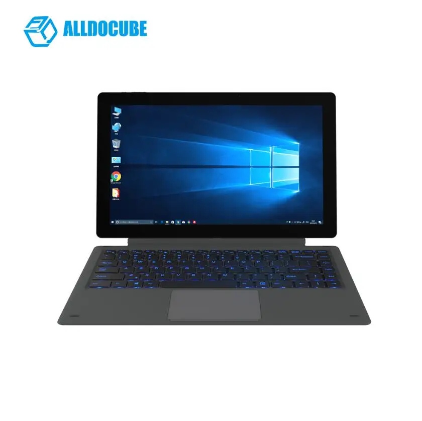 Tablet with keyboard Alldocube Knote8 2 в 1 планшетный ПК 13,3 дюймов полный вид 2560x1440 ips Windows10 intel Kabylake 7Y30 8 Гб ram 256 ГБ rom Micro HDMI - Комплект: Tablet with keyboard