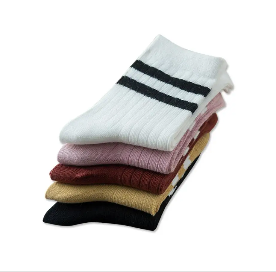 Модные женские носки цвет розовый желтый красный хлопковые хипстерские