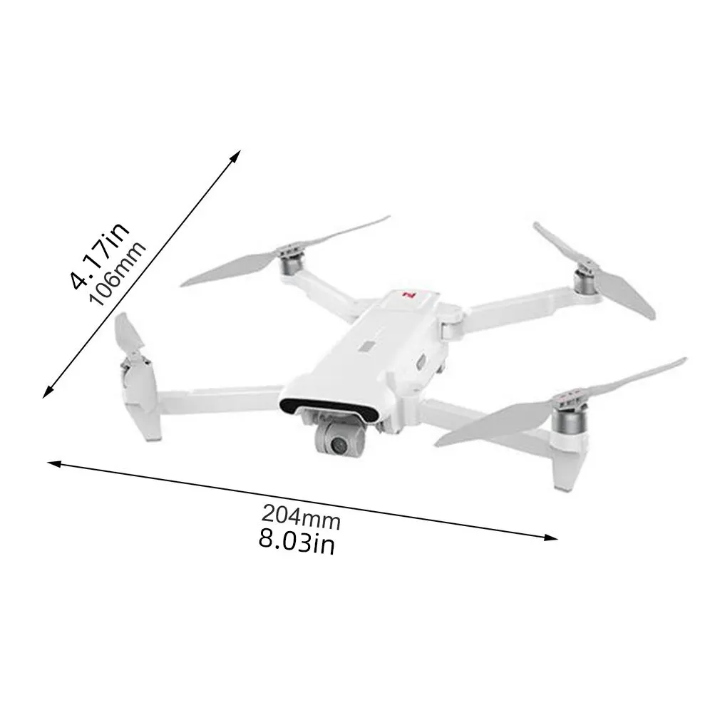 FIMI X8 SE 5 км FPV дрона с дистанционным управлением 3 осевому гидростабилизатору 4K