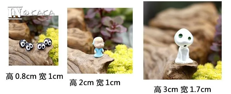 Micro Fairy Garden Figurines Miniature Desktop Decoration Terrarium Succulents Anime My Neighbor Totoro Action Figures Gift DIY