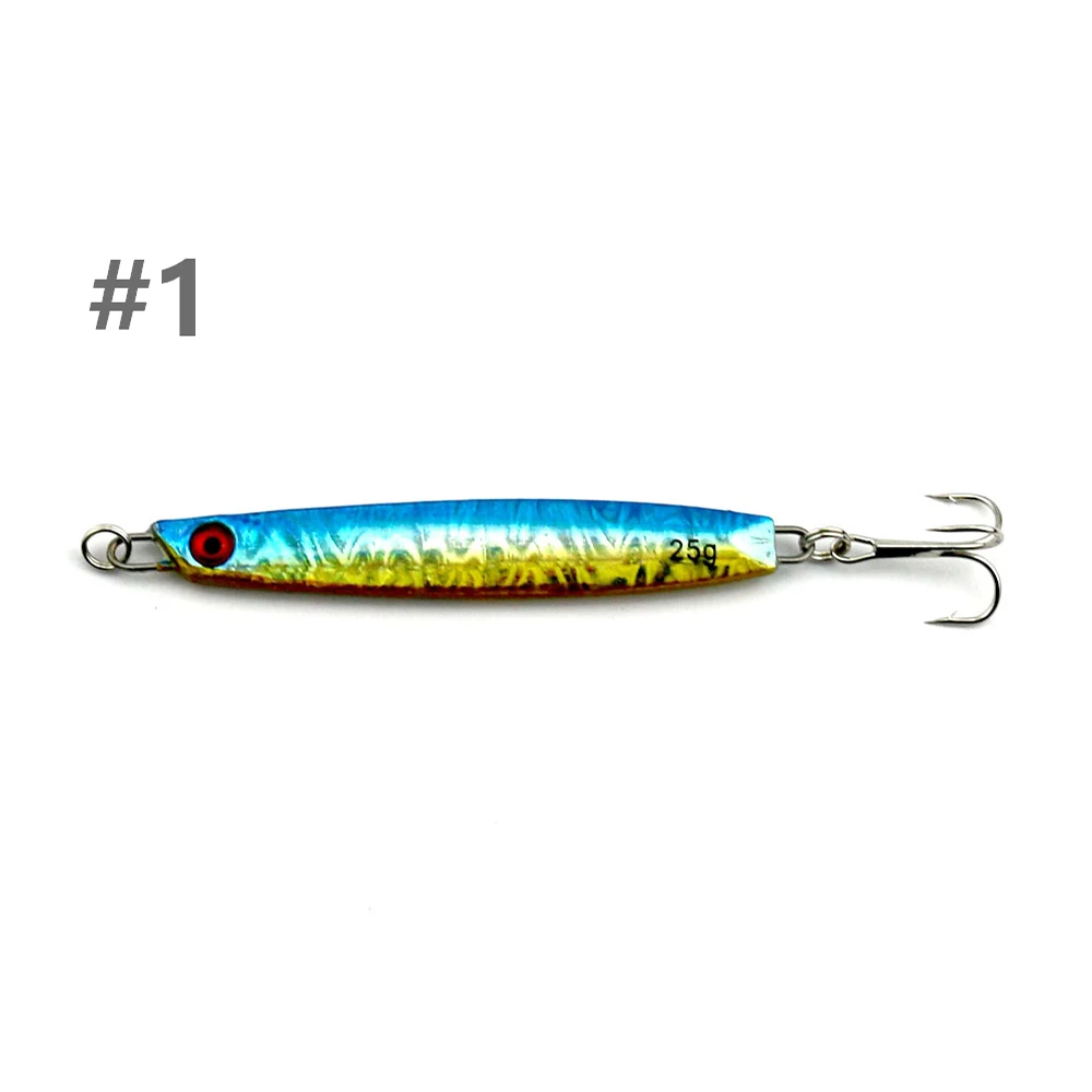 HENGJIA 10pcs Metal Pesca Isca Artificial Fishing Jigs Tackle 8cm 25g Hard Bait Jigging Lures LB026 | Спорт и развлечения