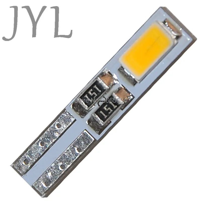 10 шт. T5 Клин 2 SMD 5630 Светодиодный приборной панели лампа 37 70 73 74 85 86 белый теплый