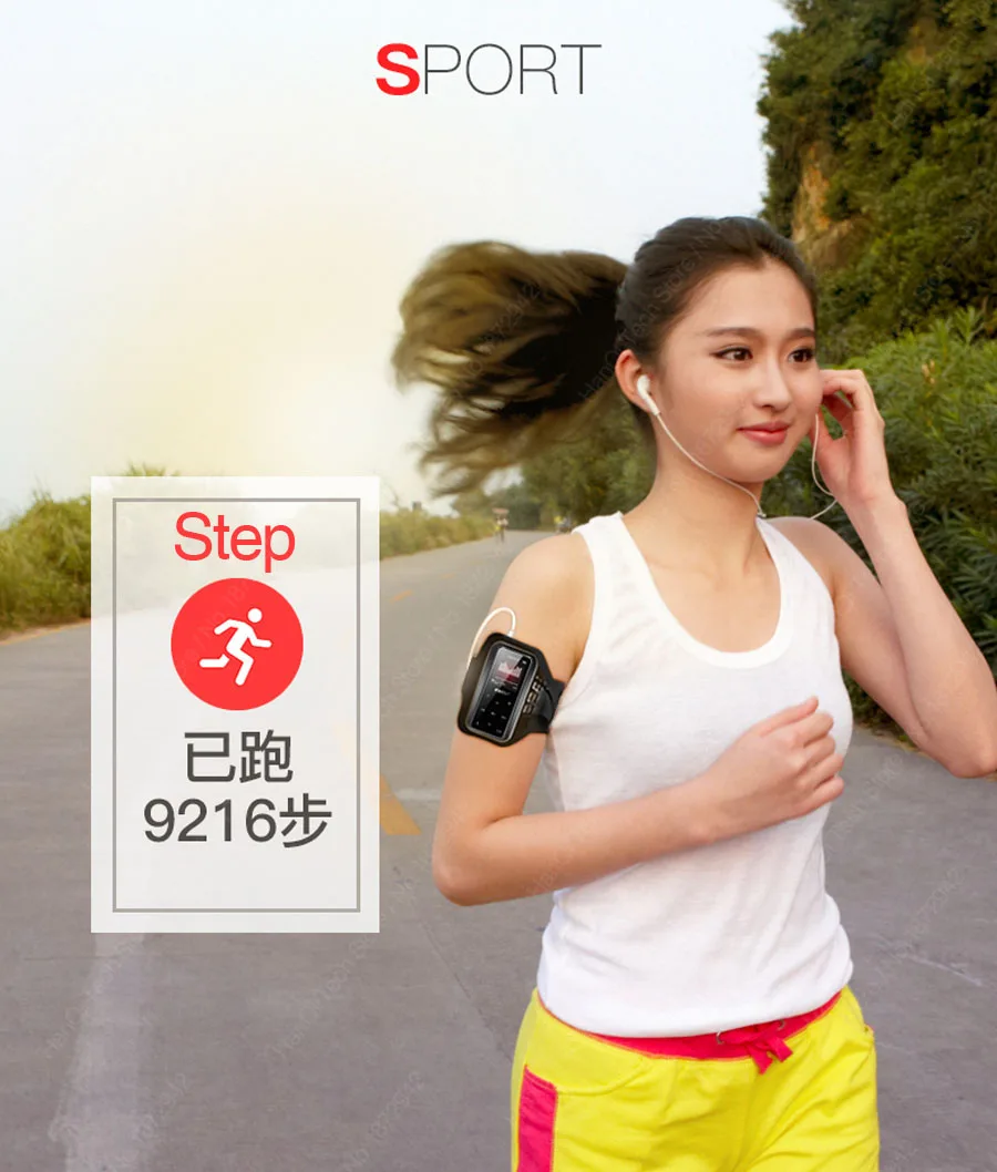 Ruidu X16 Bluetooth MP3-плеер Hifi спортивный Flac музыкальный плеер со встроенным динамиком поддержка fm-радио запись электронной книги шагомер