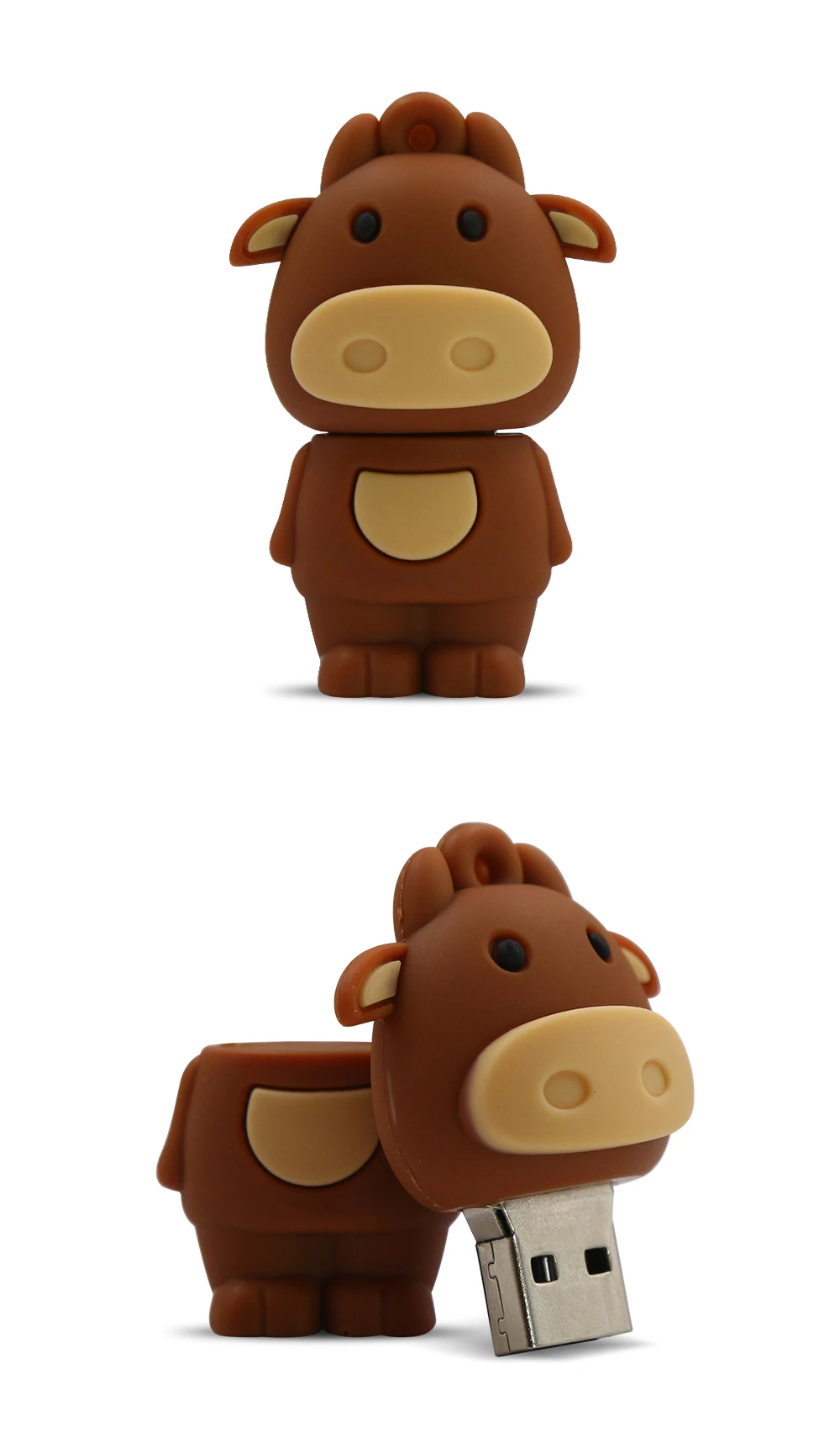 Китайский Зодиак флэш-накопитель usb животное зеленая змея/курица/кролик/лошадь/обезьяна карта памяти Флешка 8GB 16GB 32GB