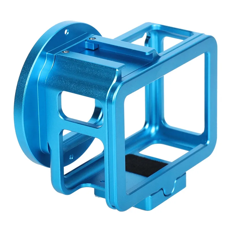 Blue PULUZ чехол для GoPro HERO 7 черный серебряный белый корпус Защитная клетка страховая рамка для GoPro Hero 7 - Цвет: Blue