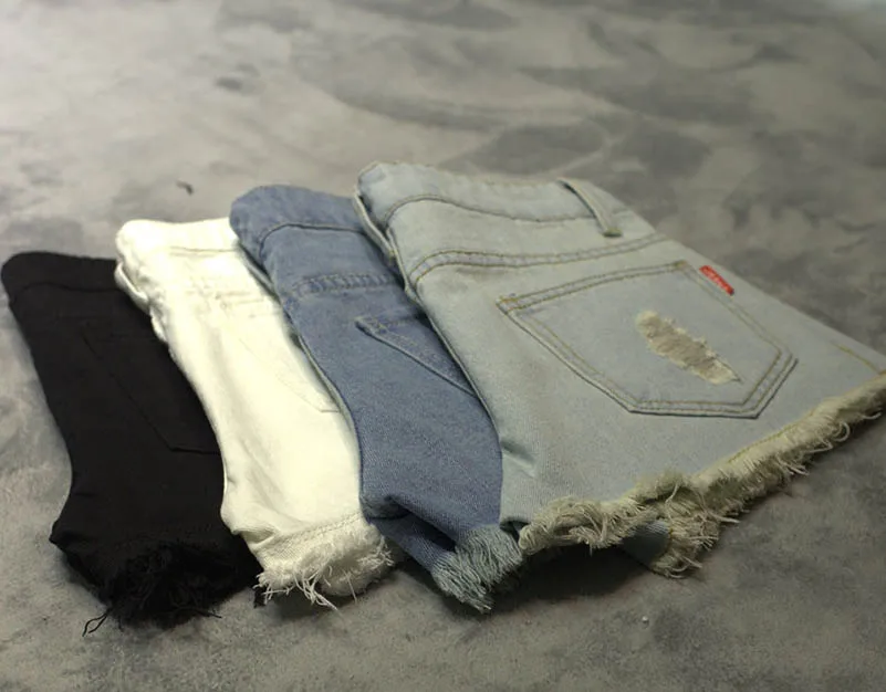 NiceMix джинсовые шорты женские Летние повседневные вареные белые дырки hotpants flash джинсовые короткие шорты женские студенческие шорты