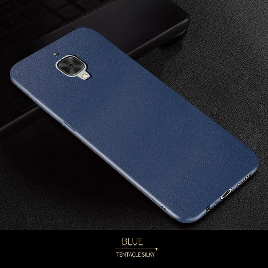 Royal Blue Для OnePlus 3T чехол Oneplus 3 задняя крышка ультра тонкий силиконовый кожаный чехол для Oneplus 3T чехол One Plus 3 три чехол для телефона мягкий чехол - Цвет: Royal Blue