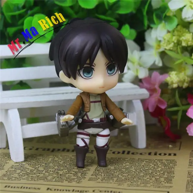 Аниме атака на фигурка Титан Nendoroid милый Эран Jaeger Акерман ПВХ Коллекция Модель