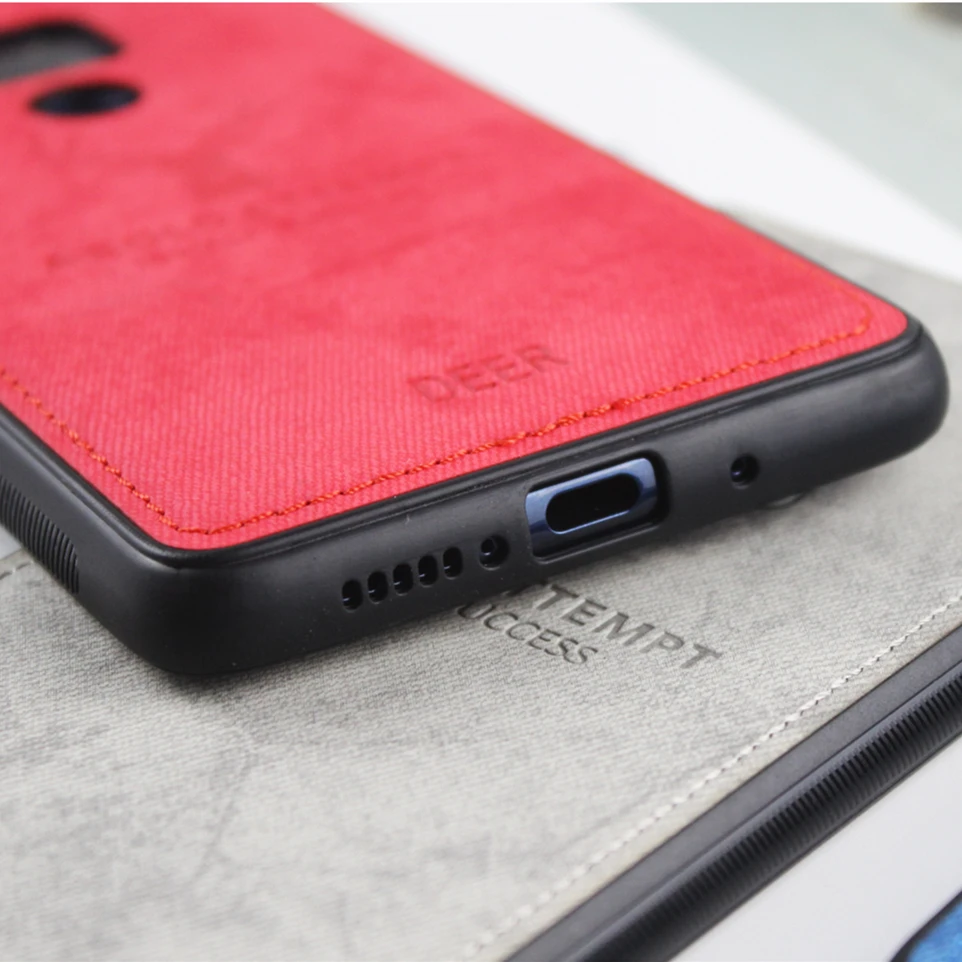 Чехол для Huawei P30 P20 P40 Nova 3 3i 7i Honor 10i 20s Mate 10 20 Pro Lite тканевый Мягкий ТПУ чехол с