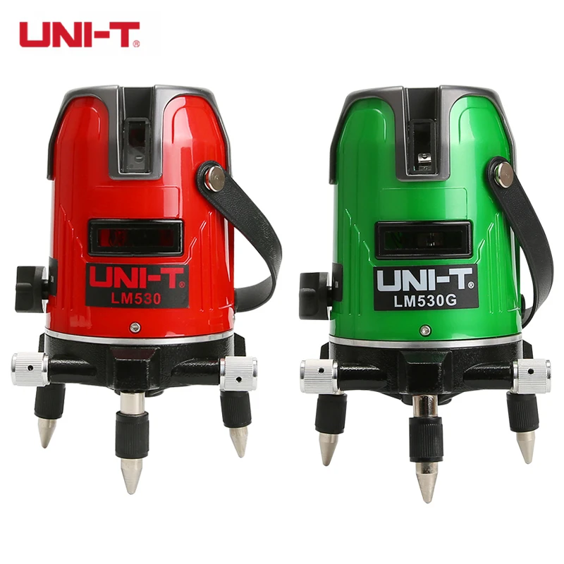 

UNI-T LM530 Red Laser level LM530G Green Laser Level 3 Lines 4 Points 360 Degree Self Nivel Laser Horizontal Vertical