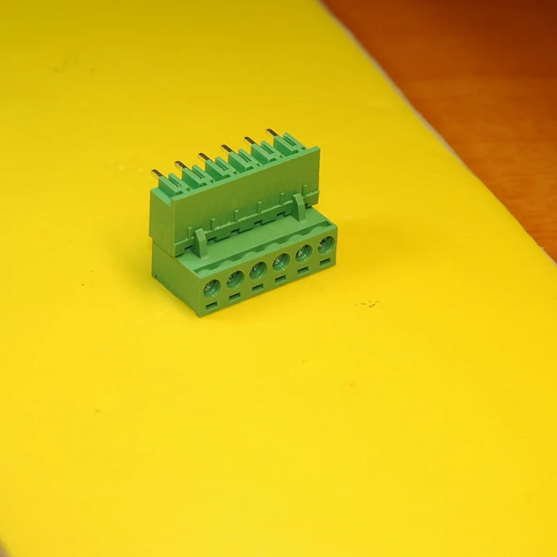 100 шт./лот разъем PCB терминал KEFA/KF/MG 2EDG 5 08 мм расстояние 6 P изогнутая игла|plug in