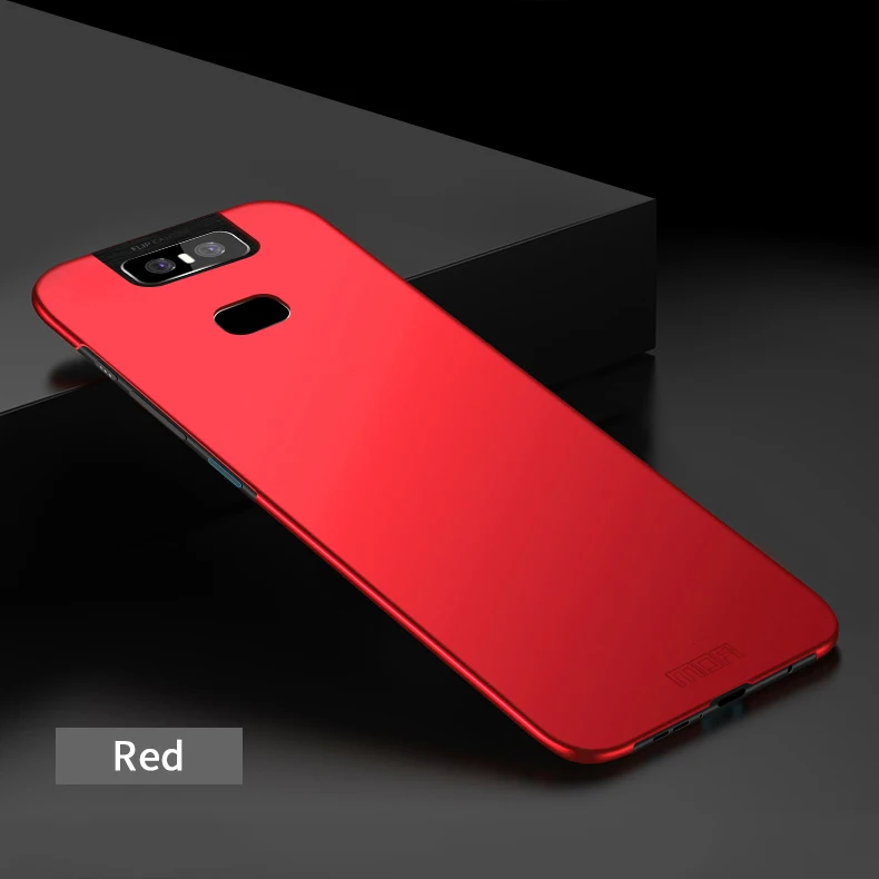 Красный MOFi для ASUS Zenfone 6 ZS630KL задняя крышка полная защита жесткий Fundas, чехлы для телефонов оболочка для Zenfone 6 ZS630KL - Цвет: Красный