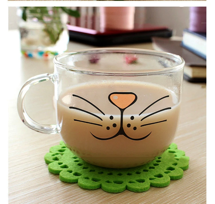 Забавная кошачья кружка 500 мл креативная кофейная чашка для бороды семейная