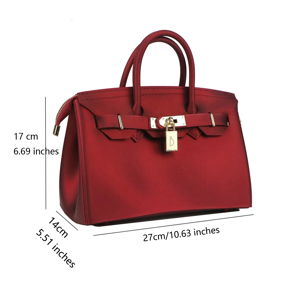 27 см Средний размер матовые сумки на молнии женские для девочек пластиковые ПВХ