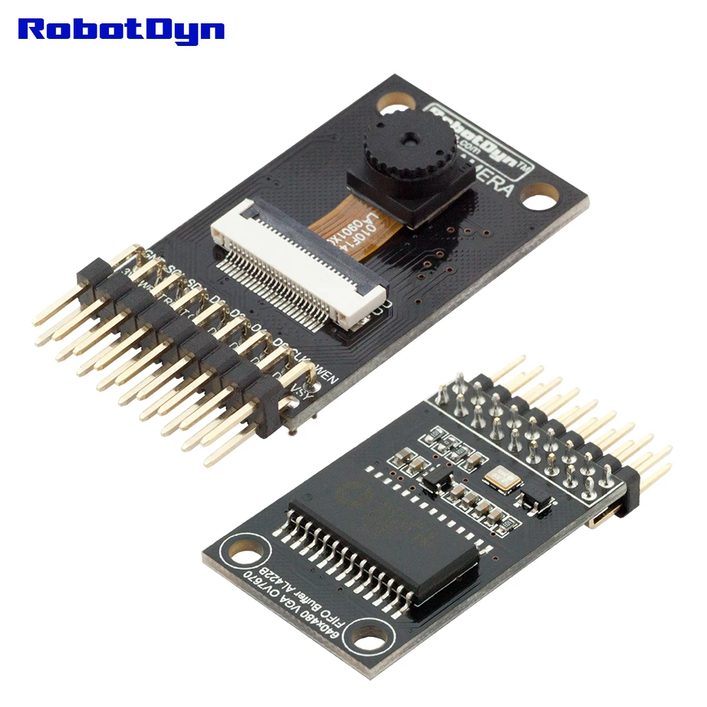OV7670 VGA камера+ FIFO буфер AL422B модуль, 640x480 0.3MP CMOS, iec