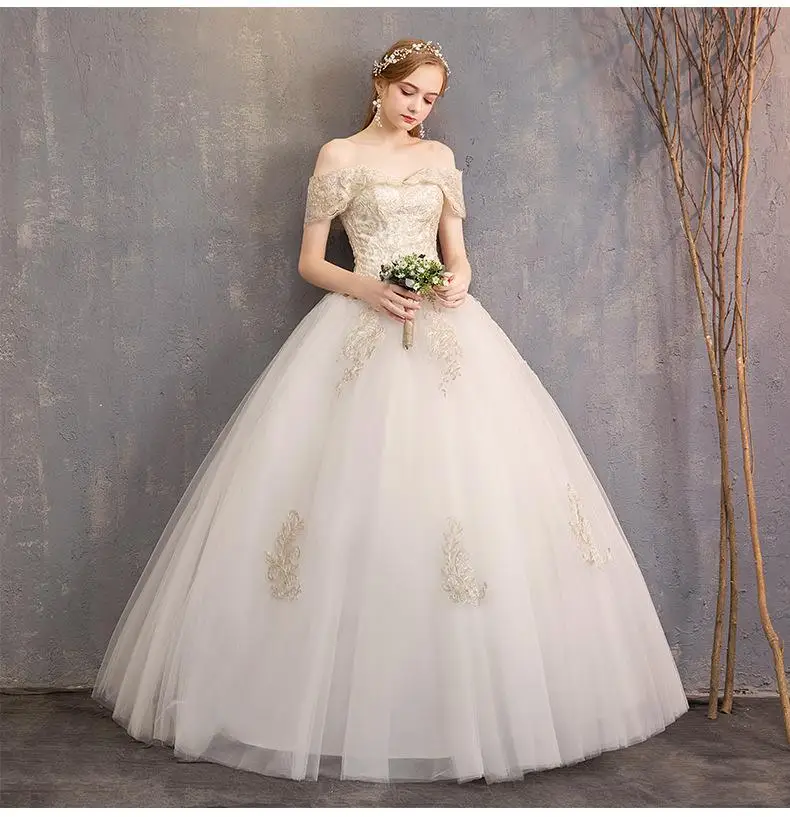 Свадебное платье с открытыми плечами es Vestidos свадебное Vestido De Noiva Robe Mariage Curto