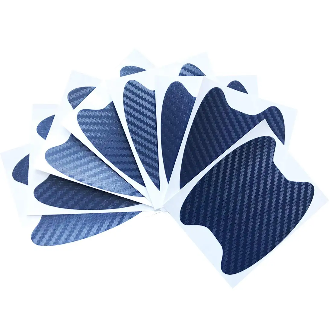 4 шт. универсальная ручка двери автомобиля из углеродного волокна защитная