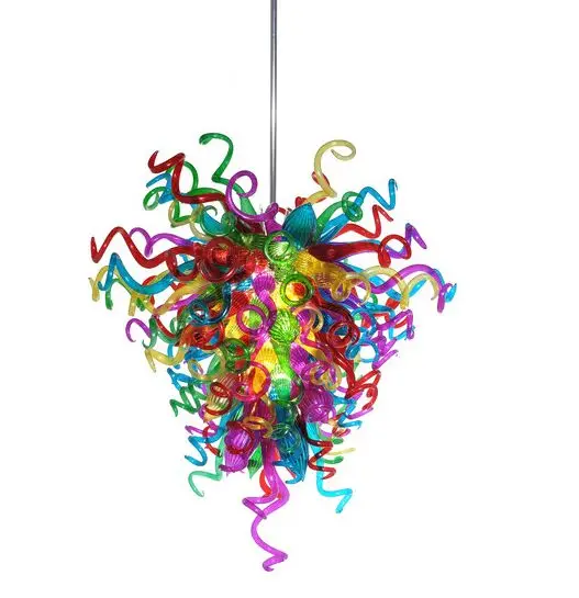 

CE Certificate Interior Decoration Multicolor Blown Glass Chandelier