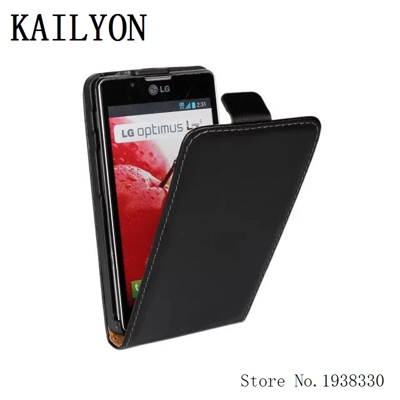 Чехол KAILYON для LG Optimus L7 II P710 P713 P715, роскошный флип-чехол из натуральной кожи для LG Optimus L7 II, чехол для телефона с одной картой