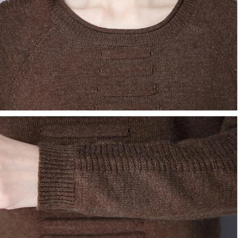 Women Sweaters 2018 Hot Sale Winter O-neck Long Sleeve Sweater Pullovers Knitted pull femme Female Warm Tops | Женская одежда