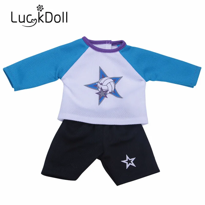 Новое поступление модные трикотаж подходит для 18-дюймовой куклы дети best подарок