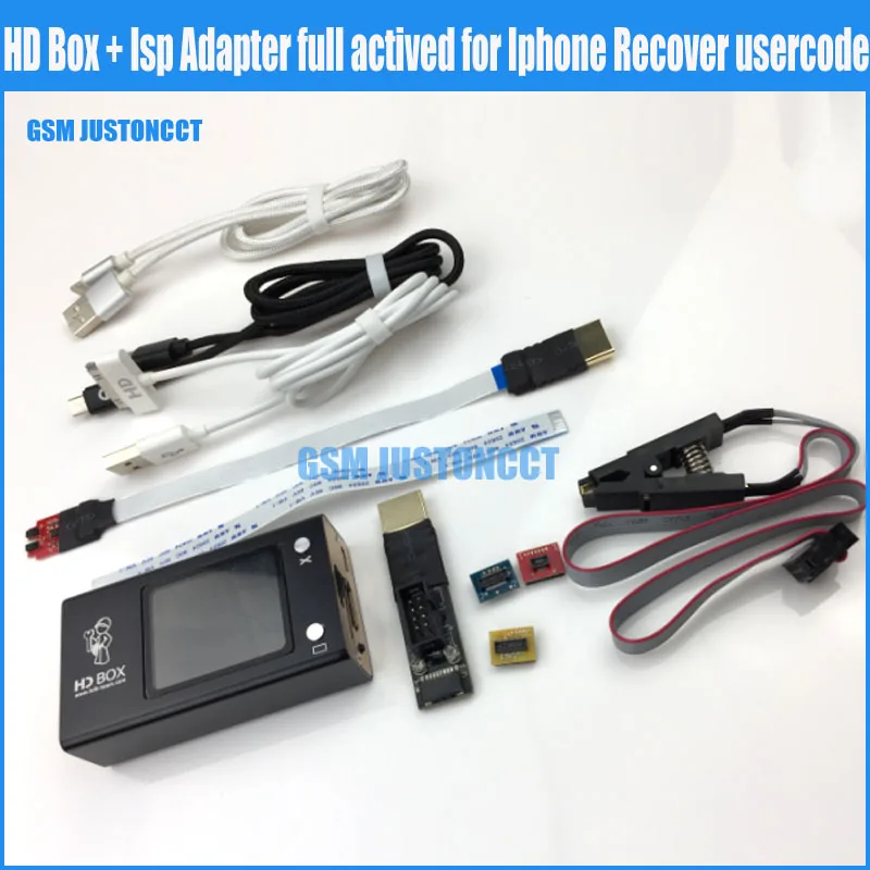 Ip boxV2 Ip Box 3HD коробка с Isp адаптером полная активированная для Iphone восстановление кода пользователя dhl
